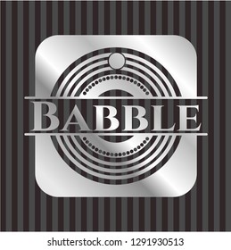 Babble silvery emblem