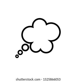 Babble Speech Icon Trendy Flat Design