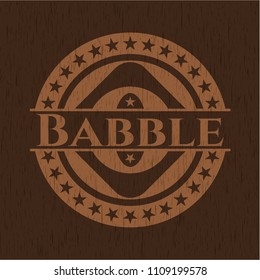  Babble wooden emblem