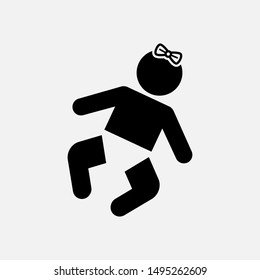 Babby Icon - Vector, Infant Sign and Symbols for Design, Presentation, Website or Apps Elements. 