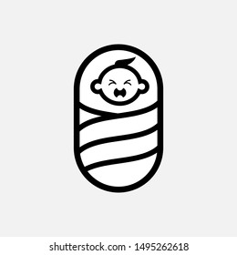 Babby Icon - Vector, Infant Sign and Symbols for Design, Presentation, Website or Apps Elements. 