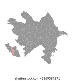 Stadtplan von Babek, Verwaltungsabteilung von Aserbaidschan.