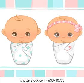 Cartoon Twin Baby Boys High Res Stock Images Shutterstock