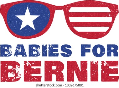 Babies for bernie typography design