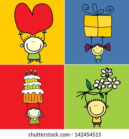 babies cute celebrate vector comic babies cute lovely romance cherry vacation innocent pastry kid human fun male tiny single baby dancing size small youth heart grin science anniversary man passion im
