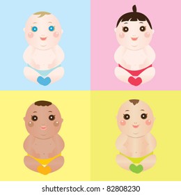 babies from different countries