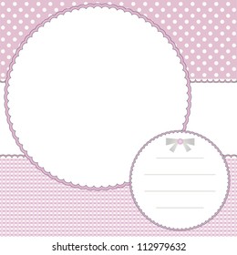 Babies invitation card
