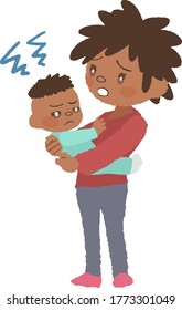 Babies who don't want to be carried by their mothers.