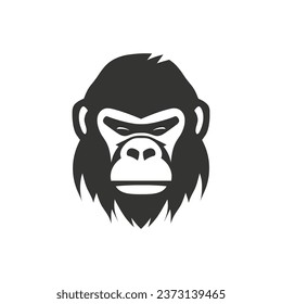 Baboon Icon on White Background - Simple Vector Illustration