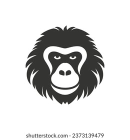 Icono de Baboon sobre fondo blanco - Ilustración vectorial simple