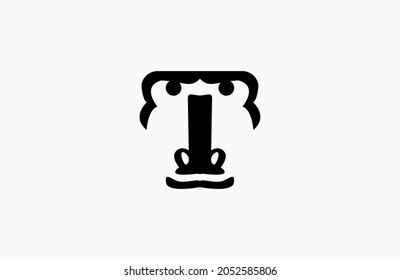 Baboon Logo Icon Style Vector Illustration