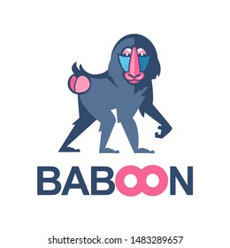 Baboon Mascot Logo for IT Business