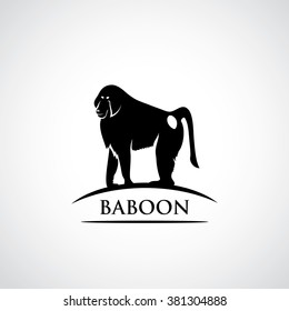 Baboon - vector illustration

