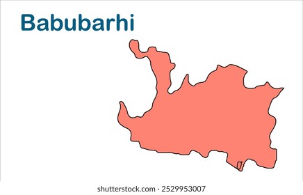 Babubarhi subdivision map, Madhubani District, Bihar State, Republic of India, Government of Bihar, Indian territory, Eastern India, politics, village, tourism