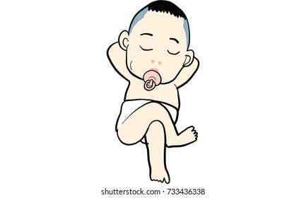 baby action vector