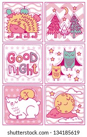 Baby activity cards set