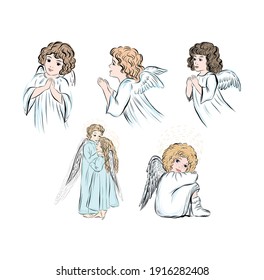 天使 子供 のイラスト素材 画像 ベクター画像 Shutterstock
