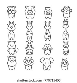 Baby Animal Cartoon Icon