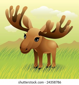 Baby Moose Images Stock Photos Vectors Shutterstock