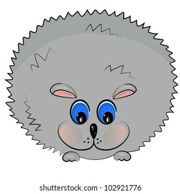 baby animal icon. little pet hedgehog illustration