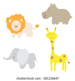 Baby  animals set
