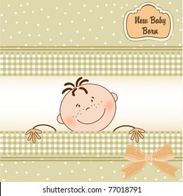 baby announcement card