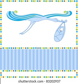 Baby announcement card