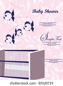 Baby announcement card
