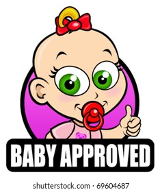Baby Approved Seal / Baby Girl
