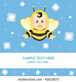 Baby arrival announcement. Bee Costume