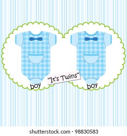 twin baby boy announcements