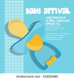baby arrival card