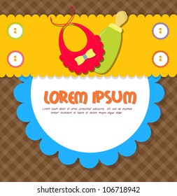 baby arrival card