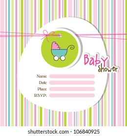 Baby arrival card