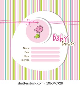 Baby arrival card