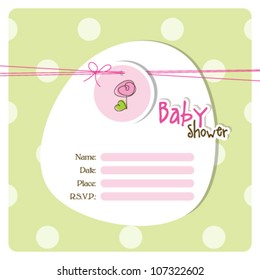 Baby arrival card