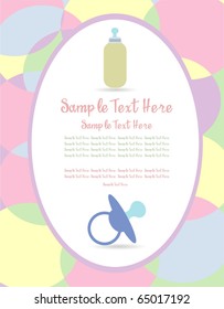 baby arrival card
