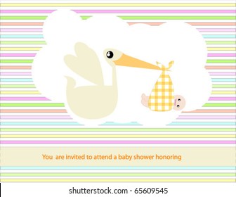 baby arrival card