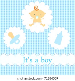Baby arrival card