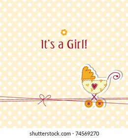 Baby arrival card