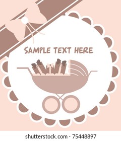 baby arrival card