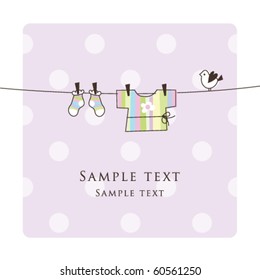 Baby arrival card
Birthday card - Cute design for greeting card, scrapbook, craft, invitation, baby shower projects
Nice template with copy space