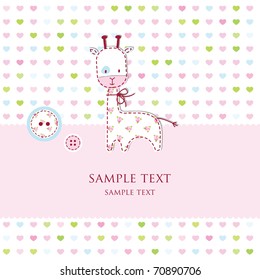 Baby arrival card with copy space
Birthday card - Cute design for greeting card, scrapbook, craft, invitation, baby shower projects
Nice template with copy space