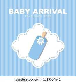 Baby Arrival Card Design