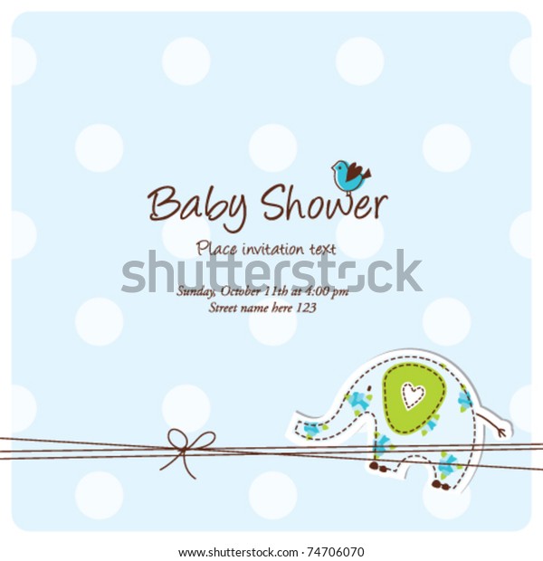 baby arrival invitation