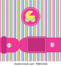 baby background arrival for card, wallpaper and others
