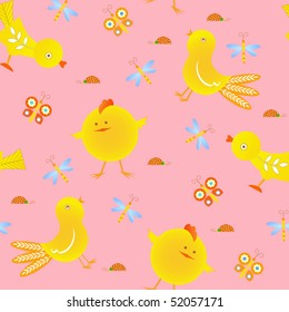 baby background with bird