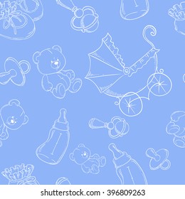 Baby background illustration vector eps 10
