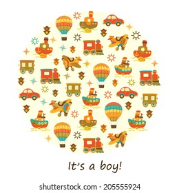 Baby background with place for text