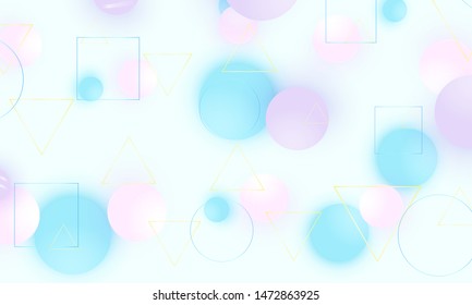 Baby background. Soft blue pattern. Creative decoration. Pink, blue, violet colors. Fun concept. Vector illustration. Cute baby background.